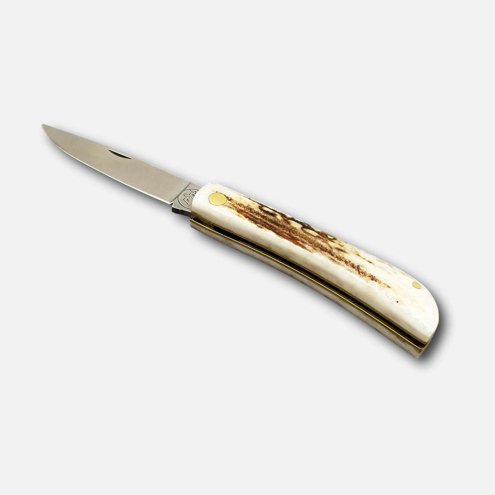 
                  
                    FOLDING POCKET KNIFE 230 IN STAINLESS STEEL Böhler N690 - STAG HORN HANDLE
                  
                
